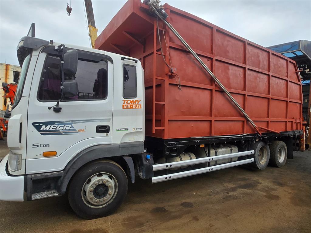 현대 메가트럭 집게차 5톤 수동 광림 2