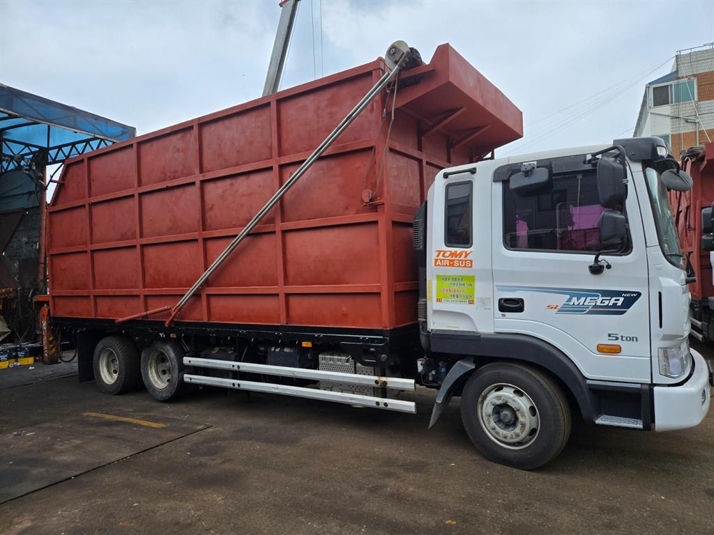 현대 메가트럭 집게차 5톤 수동 광림