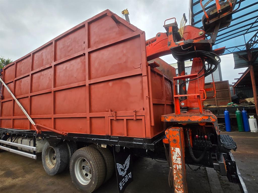 현대 메가트럭 집게차 5톤 수동 광림 3