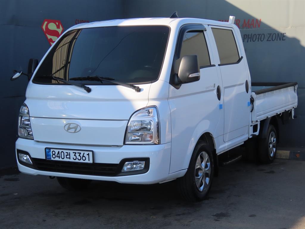 현대 포터2 1톤 카고 더블캡 장축 LPG 1