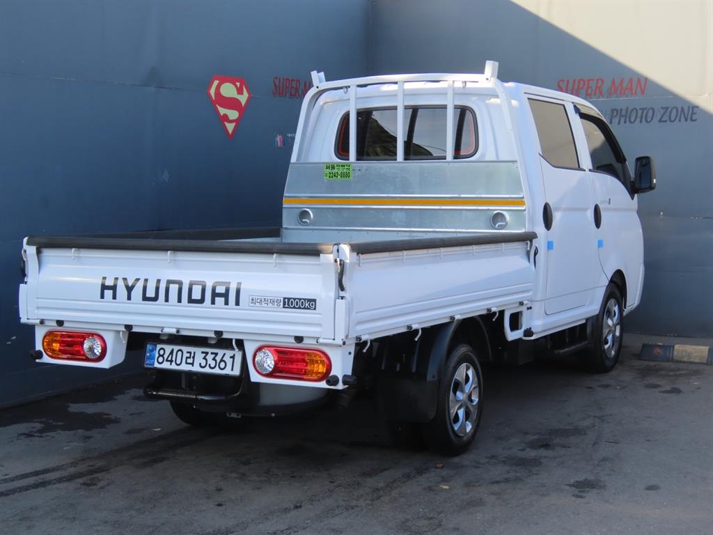 현대 포터2 1톤 카고 더블캡 장축 LPG 2