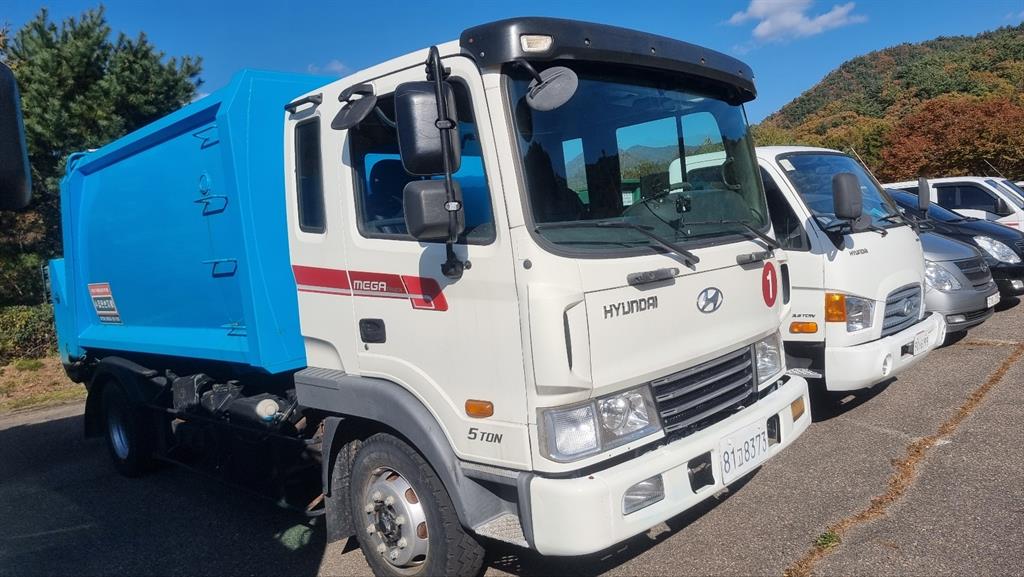 현대 음식물차 메가트럭 5톤