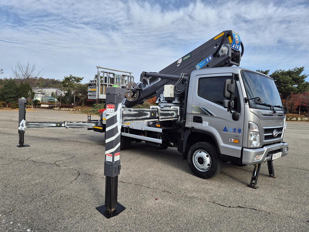 현대 고소작업차 호룡 올뉴마이티 3.5톤 8