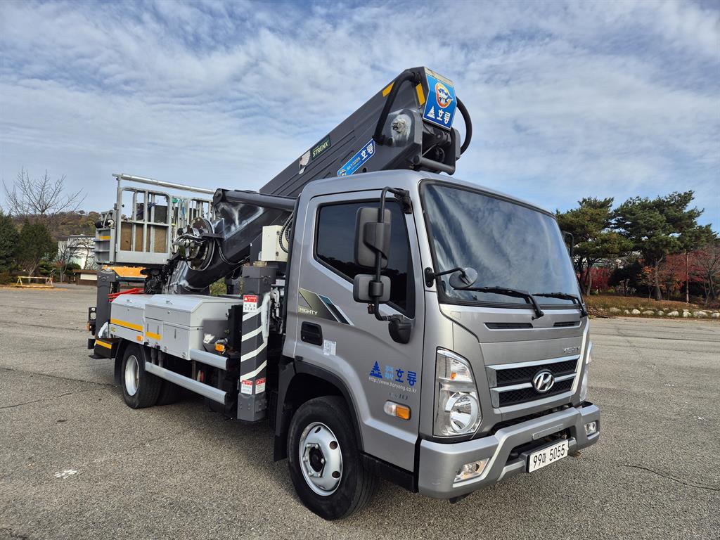 현대 고소작업차 호룡 올뉴마이티 3.5톤