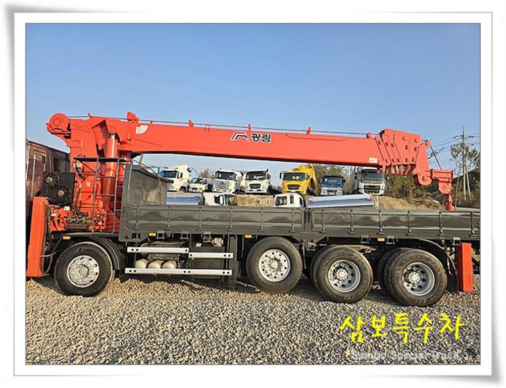 현대 카고크레인 없음(순정) 엑시언트 25톤 8