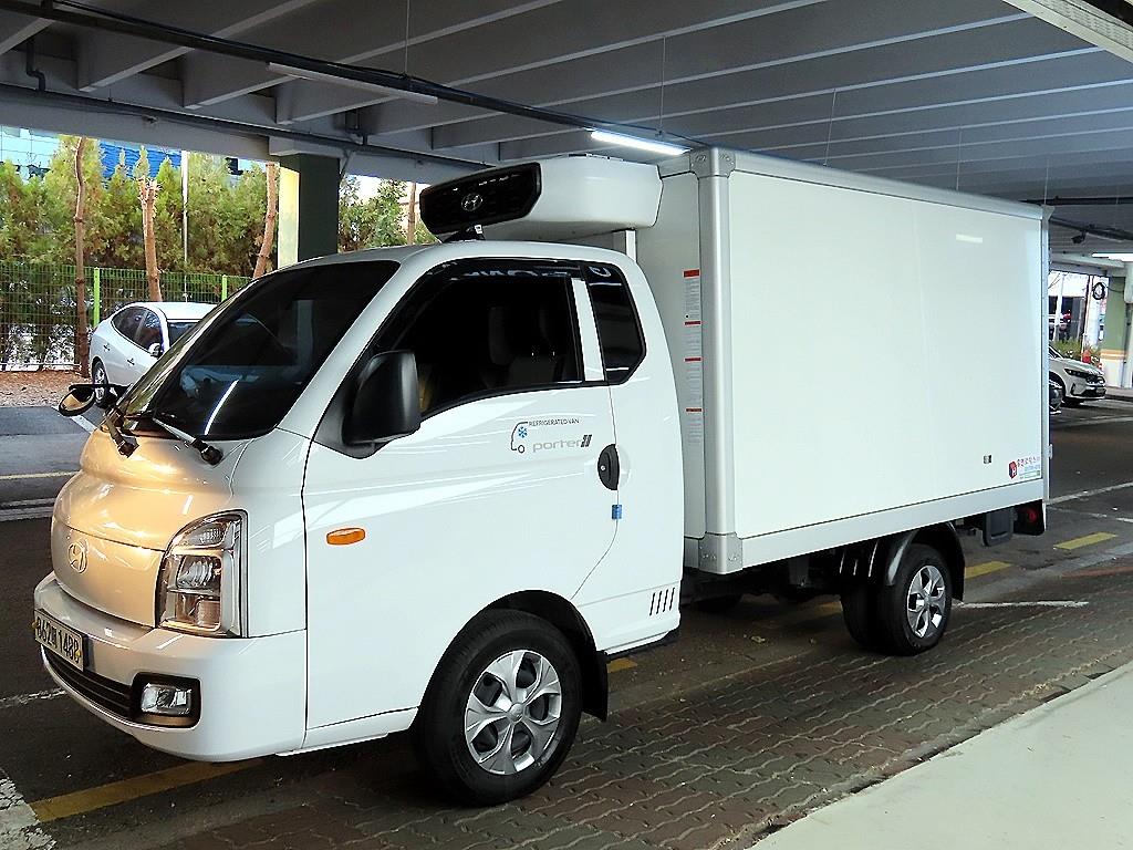 현대 포터2 1톤 냉동탑 LPG 1