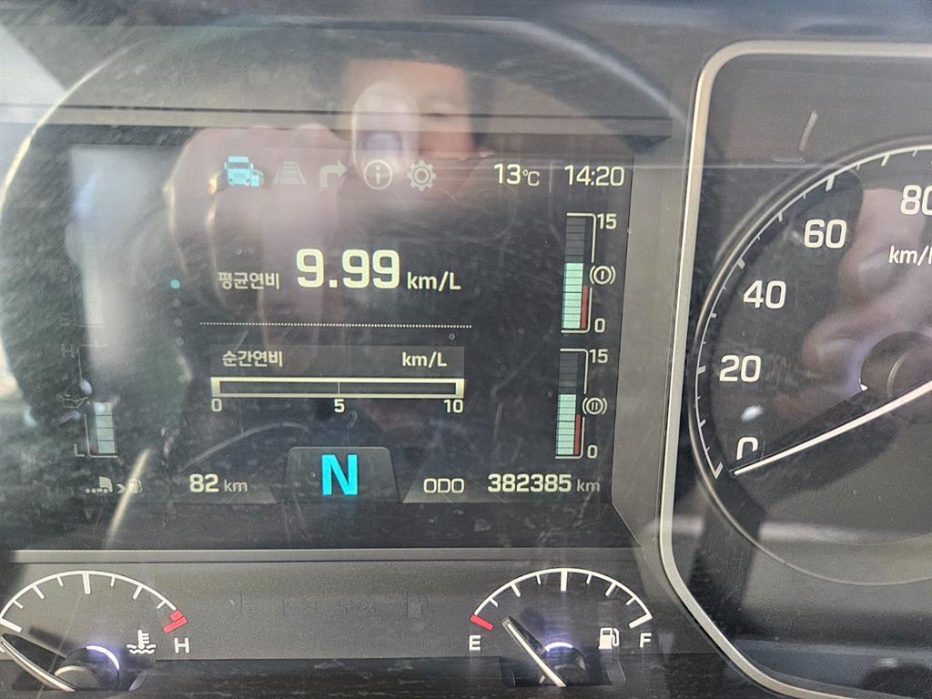 현대 엑시언트 암롤 24톤 수동 4