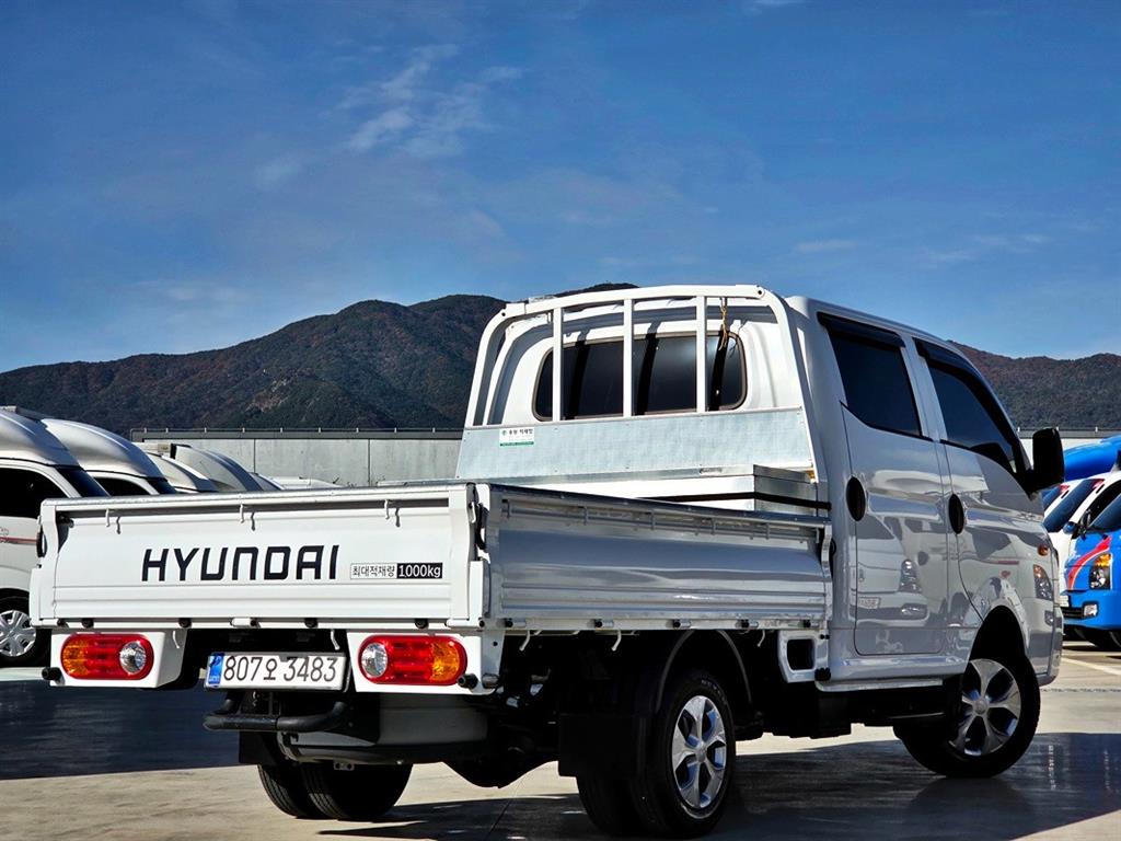 현대 포터2 1톤 카고 더블캡 장축 LPG 1