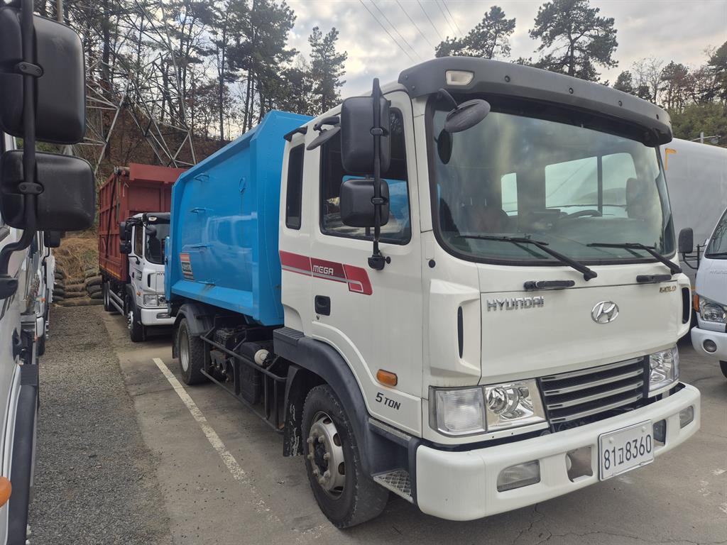 현대 압착진개 메가트럭 5톤 2