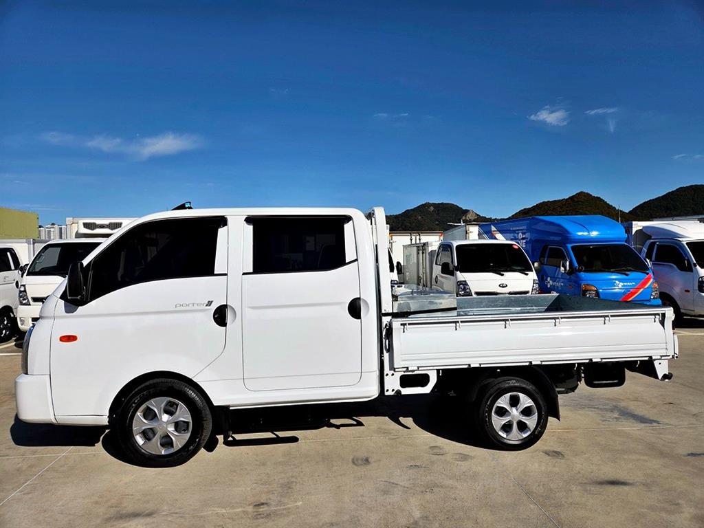 현대 포터2 1톤 카고 더블캡 장축 LPG 4