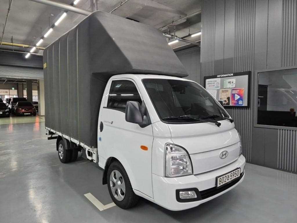 현대 포터2 1톤 포장탑 일반캡 LPG 3