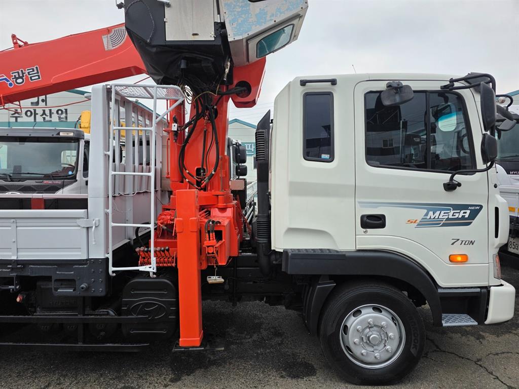 현대 카고크레인 없음(순정) 메가트럭 5톤 13