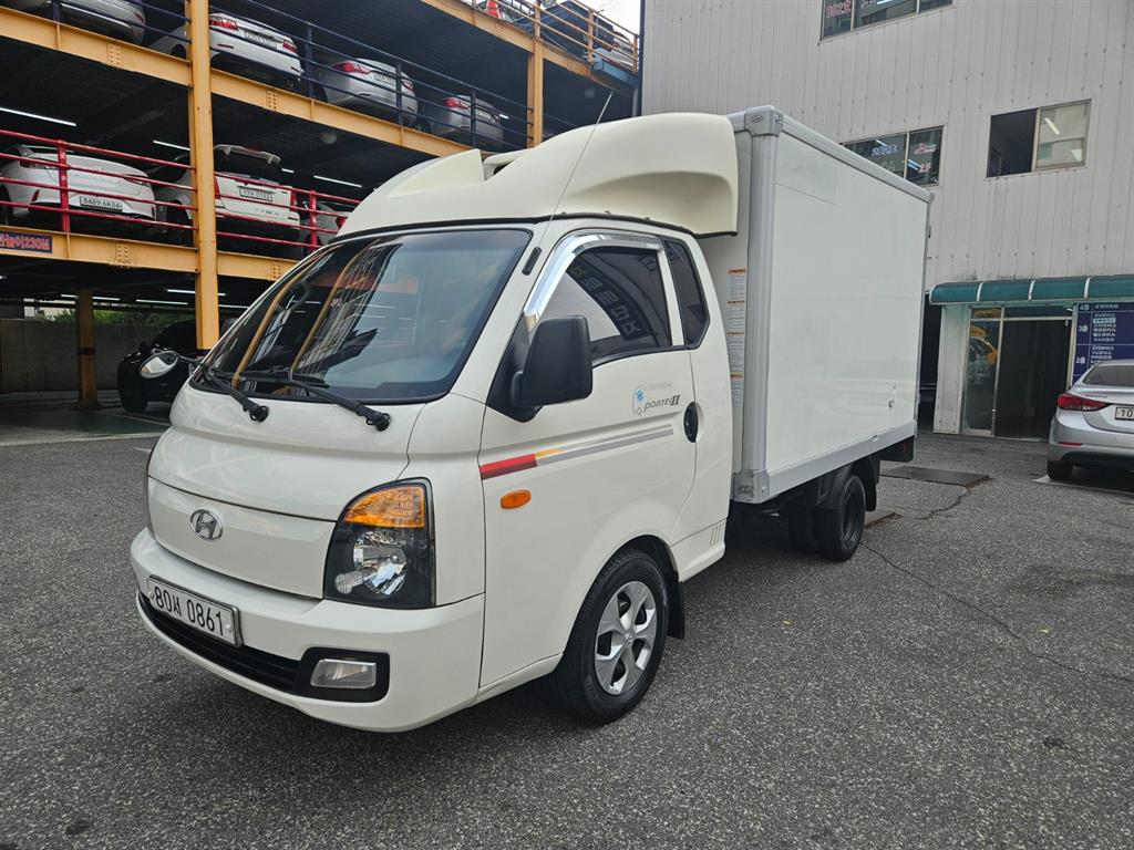 현대 포터2 1톤 냉동탑 슈퍼캡