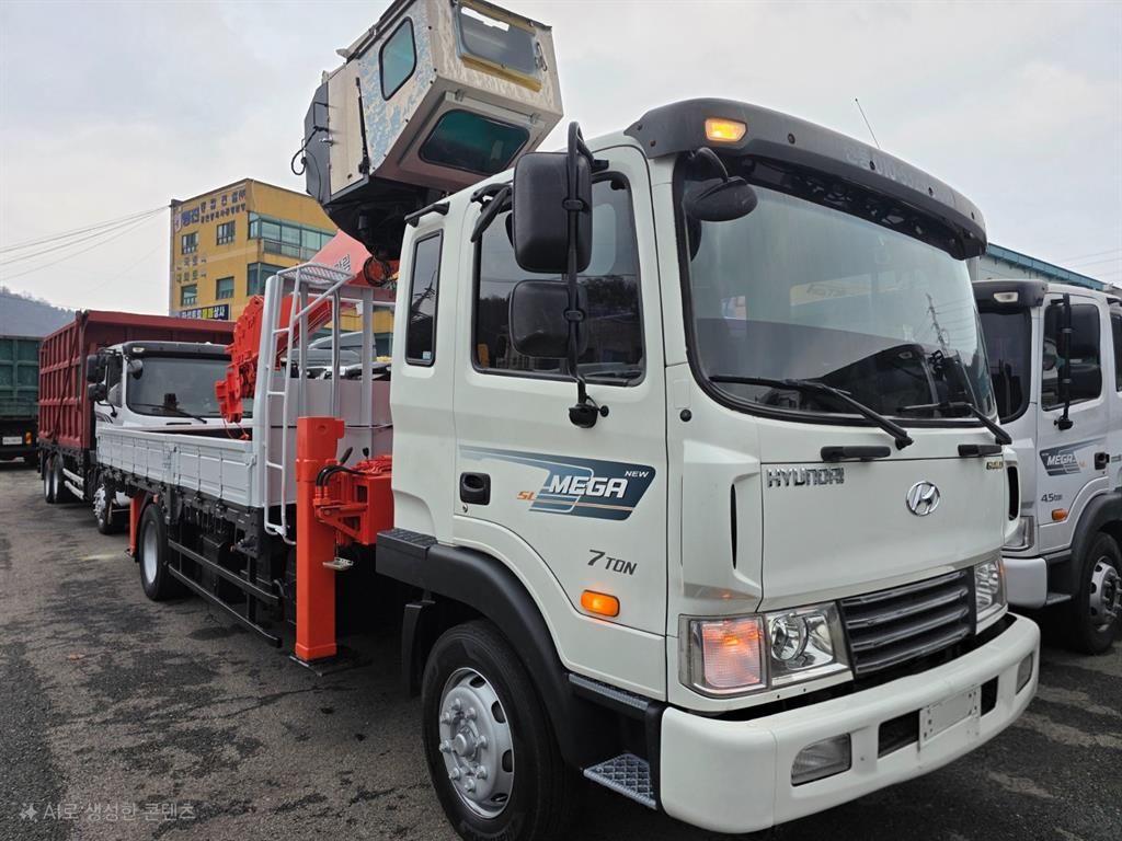 현대 카고크레인 없음(순정) 메가트럭 5톤 2