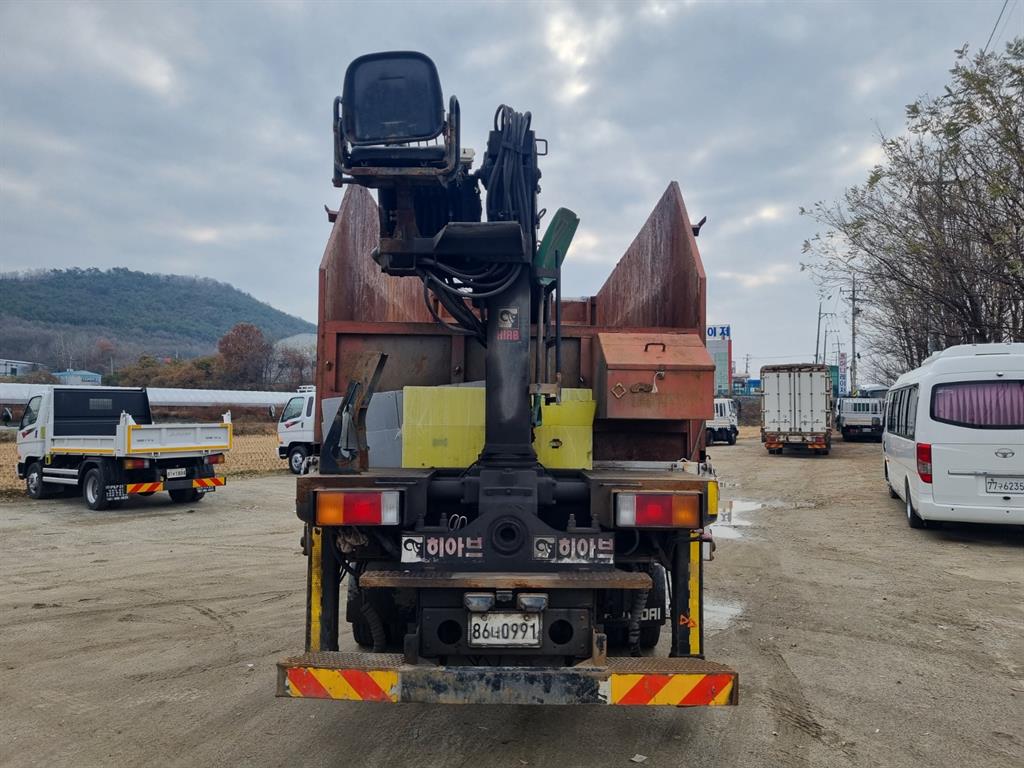 현대 메가트럭 집게차 5톤 수동 한성특장 5