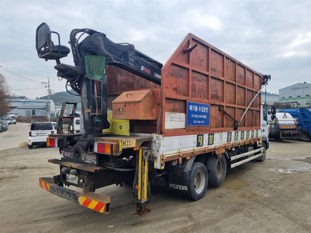 현대 메가트럭 집게차 5톤 수동 한성특장 2