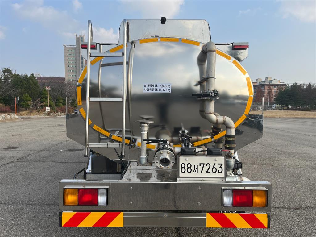 현대 살수차 메가트럭 수동 6