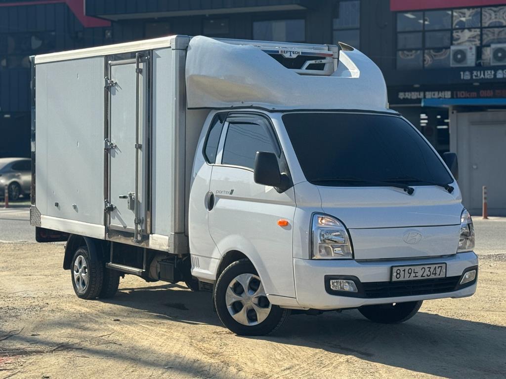 현대 포터2 1톤 냉동탑 LPG 0