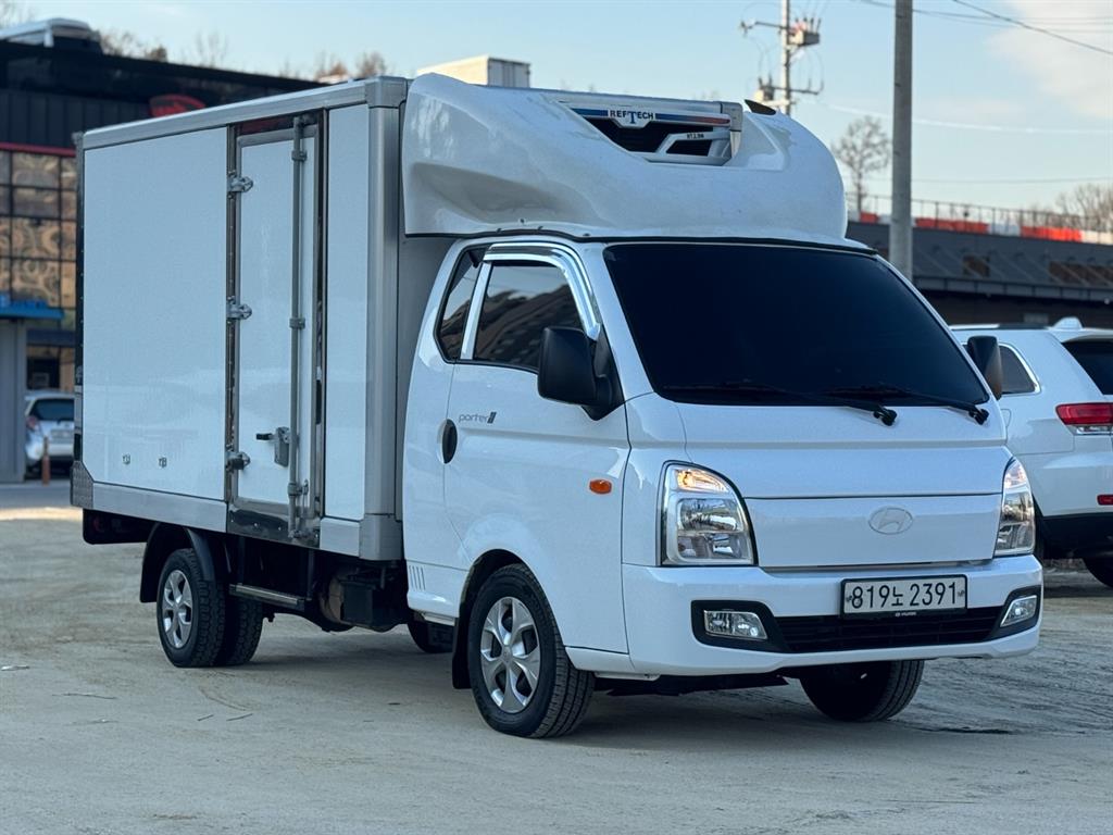 현대 포터2 1톤 냉동탑 LPG 2