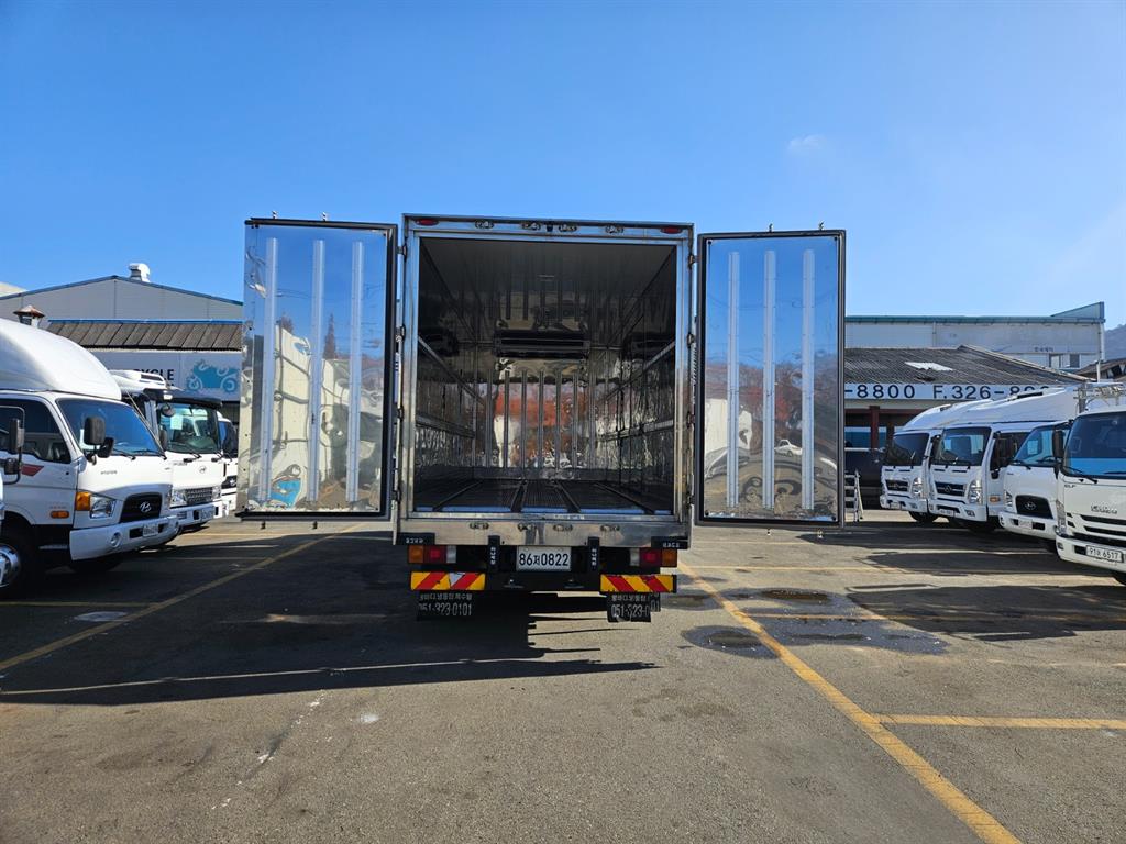 현대 메가트럭 냉동탑 7.5톤 수동 6