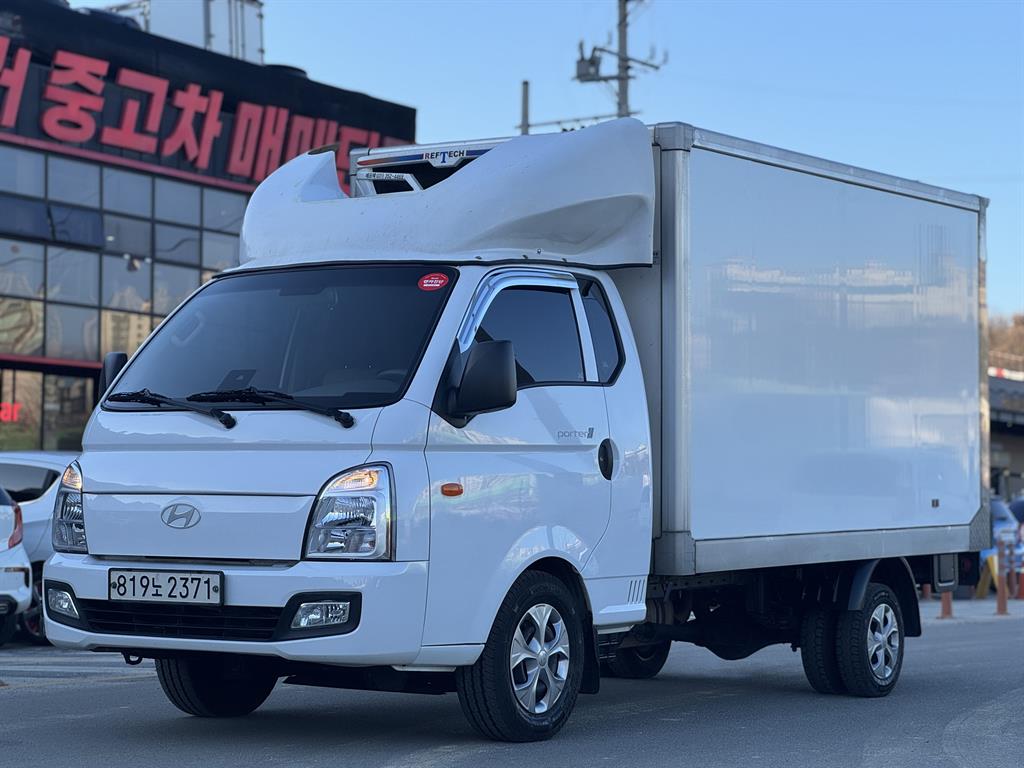 현대 포터2 1톤 냉동탑 LPG 0