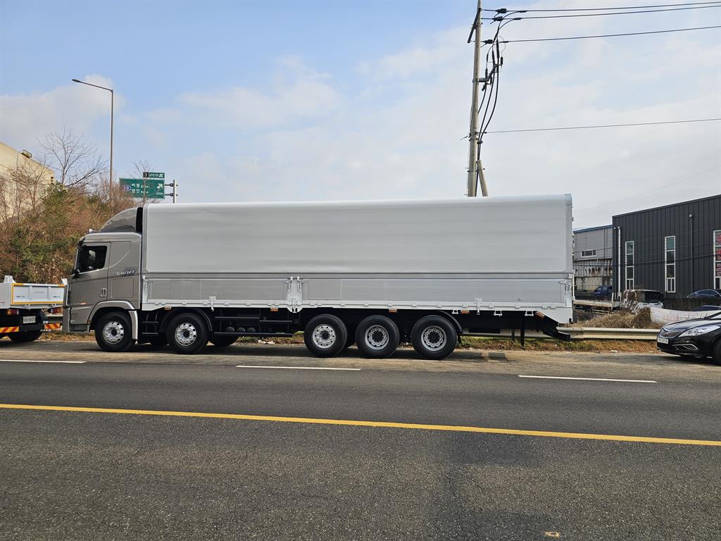 현대 엑시언트 윙바디 25톤 오토 리타더 0