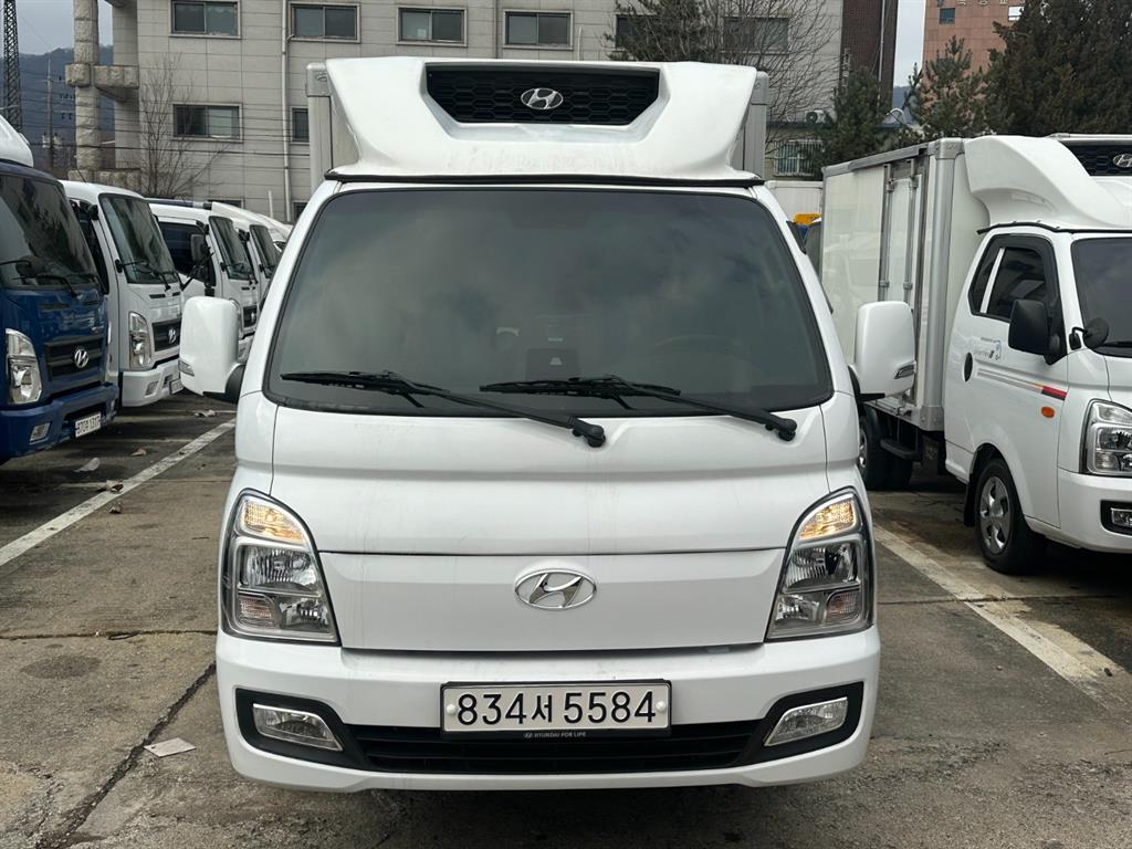 현대 포터2 1톤 냉동탑 트윈컴프 슈퍼캡 장축 1