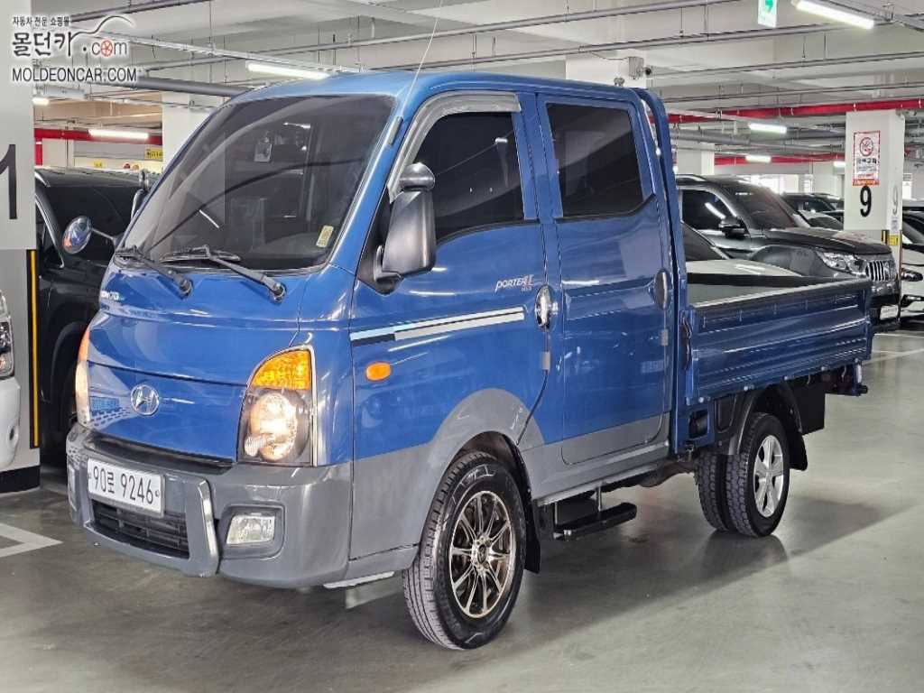 현대 포터2 1톤 카고 더블캡 장축 - 중고 트럭 매물 이미지