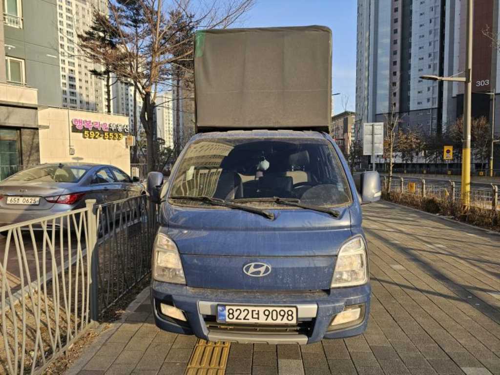 현대 포터2 1톤 포장탑 LPG - 중고 트럭 매물 이미지