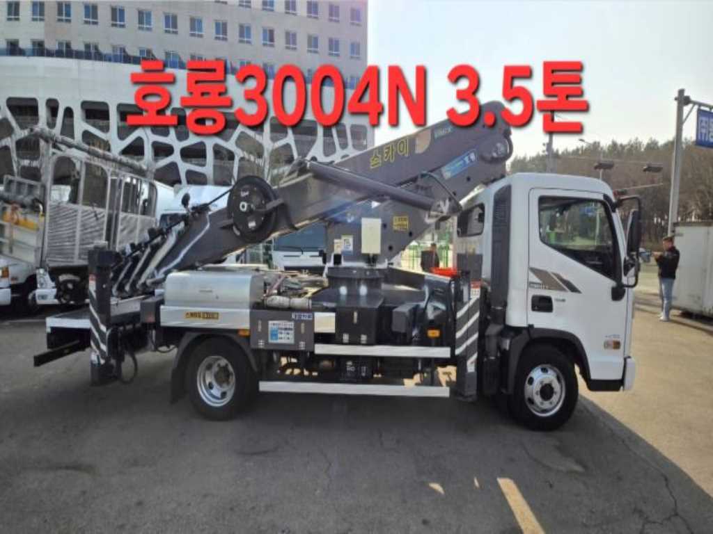 현대 고소작업차 호룡 올뉴마이티 3.5톤 - 중고 트럭 매물 이미지
