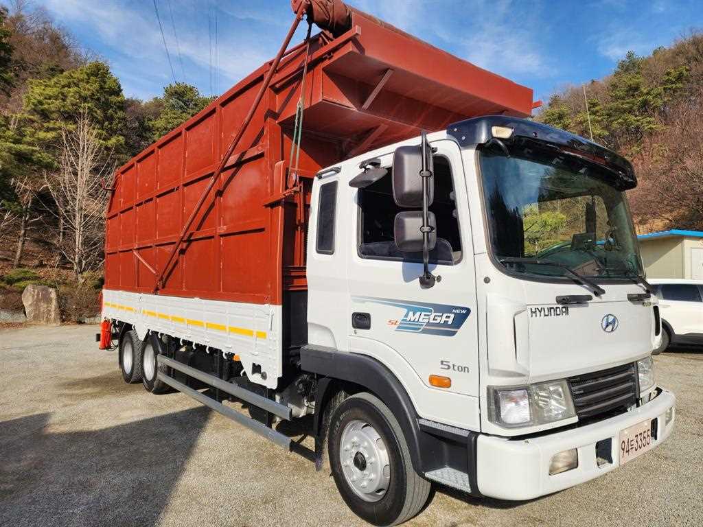 현대 메가트럭 집게차 5톤 수동 없음(순정) - 중고 트럭 매물 이미지