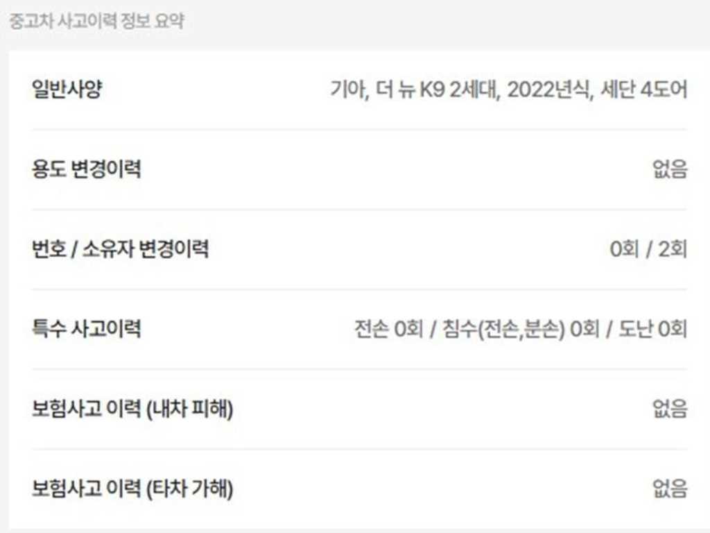 Kia K9 3.8 GDI AWD Best Selection Ⅱ 3