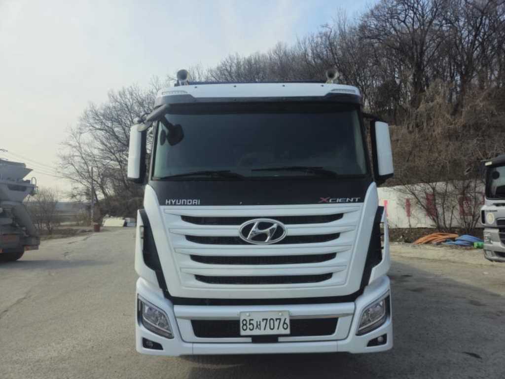 현대 엑시언트 집게차 14톤 오토 한중특장 - 중고 트럭 매물 이미지