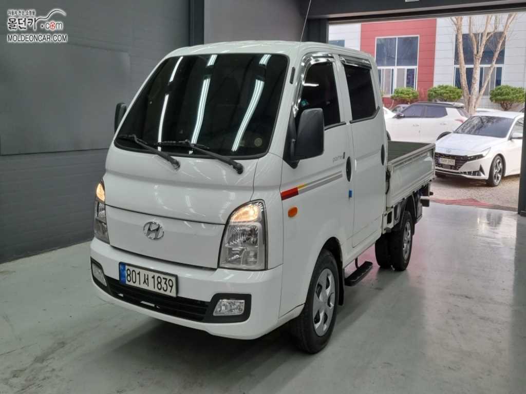 현대 포터2 1톤 카고 더블캡 장축 - 중고 트럭 매물 이미지