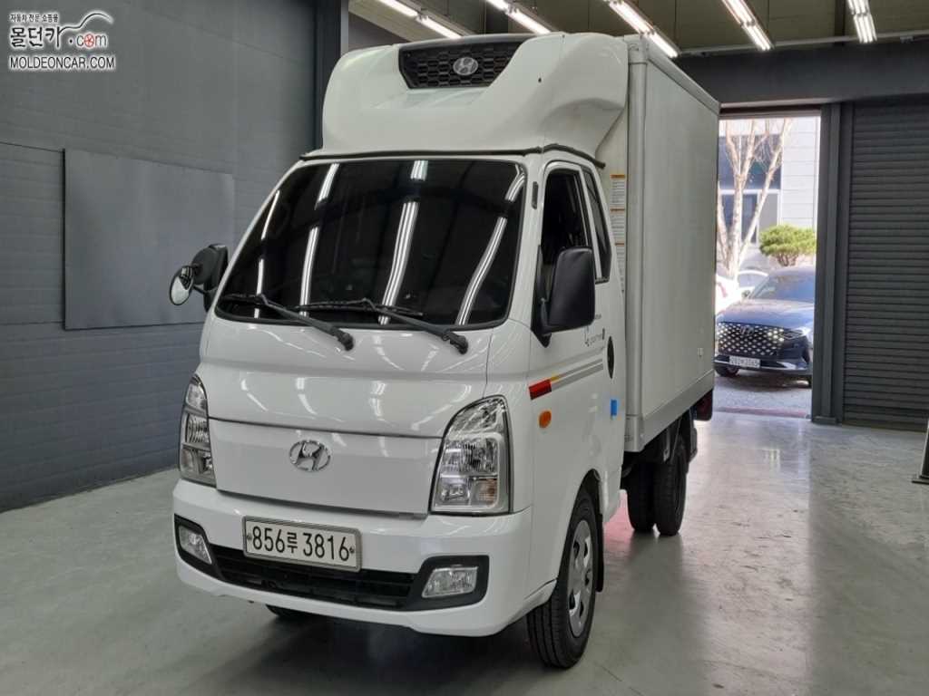 현대 포터2 1톤 냉동탑 트윈컴프 슈퍼캡 장축 - 중고 트럭 매물 이미지