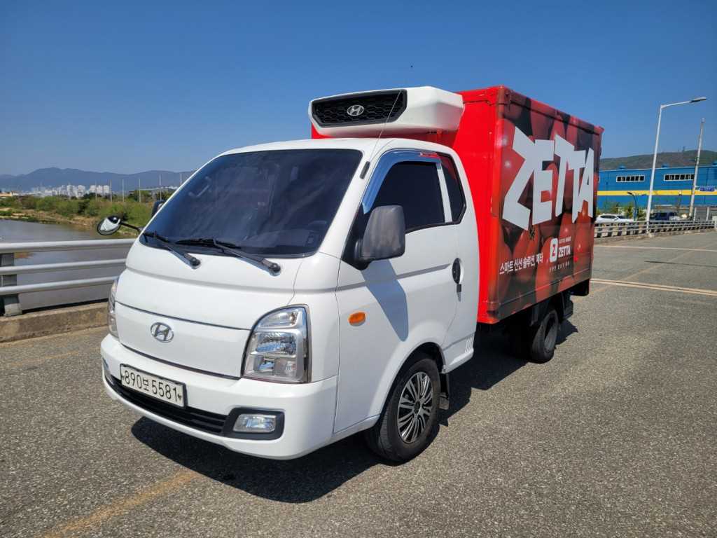 현대 포터2 1톤 냉동탑 트윈컴프 슈퍼캡 - 중고 트럭 매물 이미지