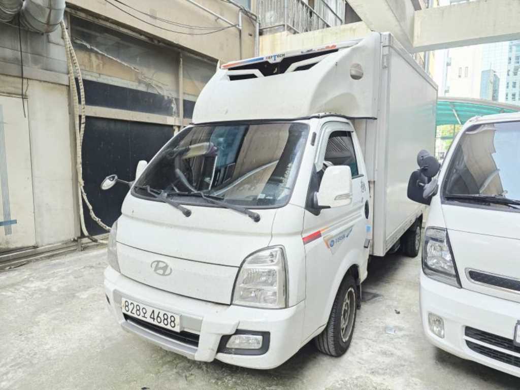 현대 포터2 1톤 냉장탑 트윈컴프 슈퍼캡 장축 - 중고 트럭 매물 이미지