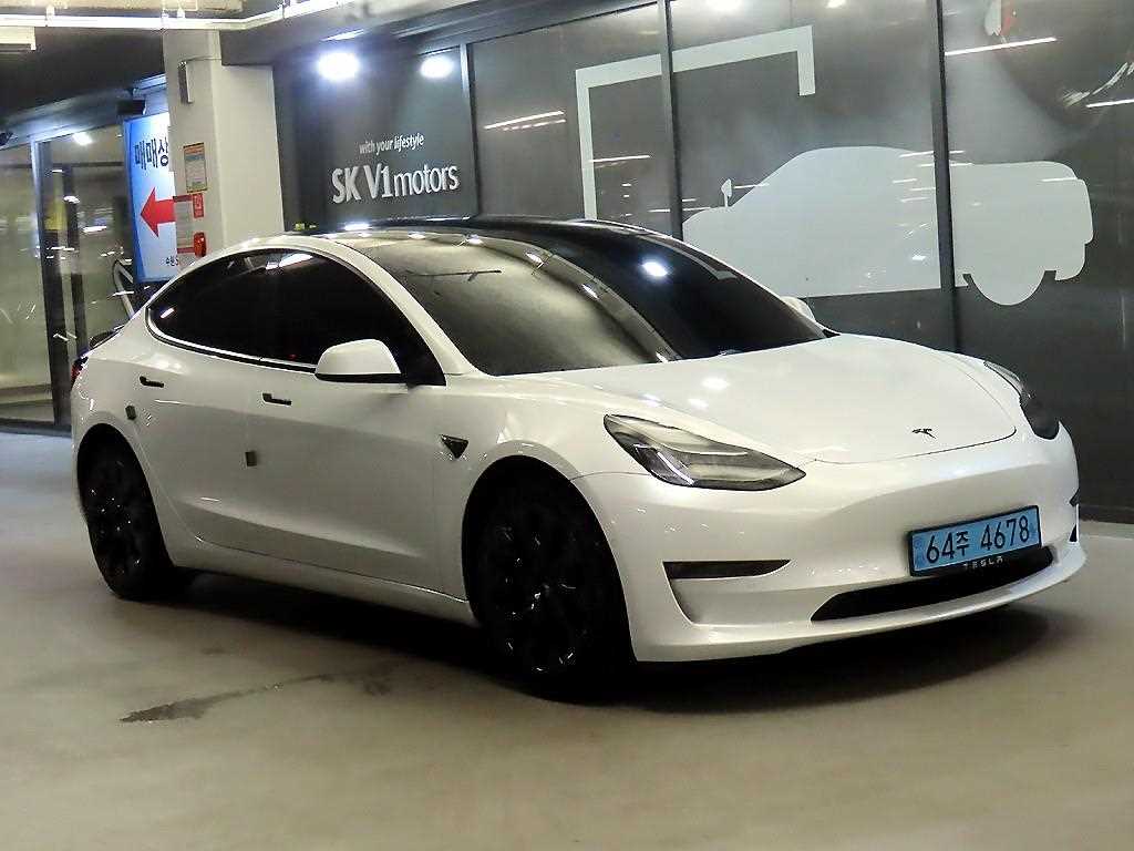모델 3 롱 레인지 2021년식
