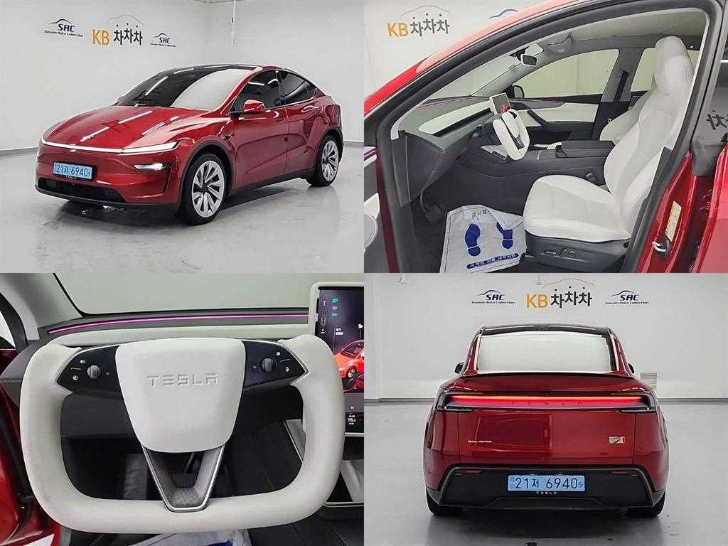 테슬라 모델 Y 런치 시리즈 사진