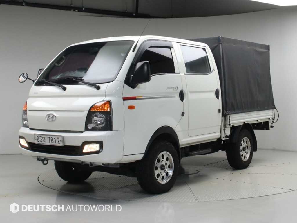 [카고]포터2 4WD/더블캡/장축 하이슈퍼 2017년식
