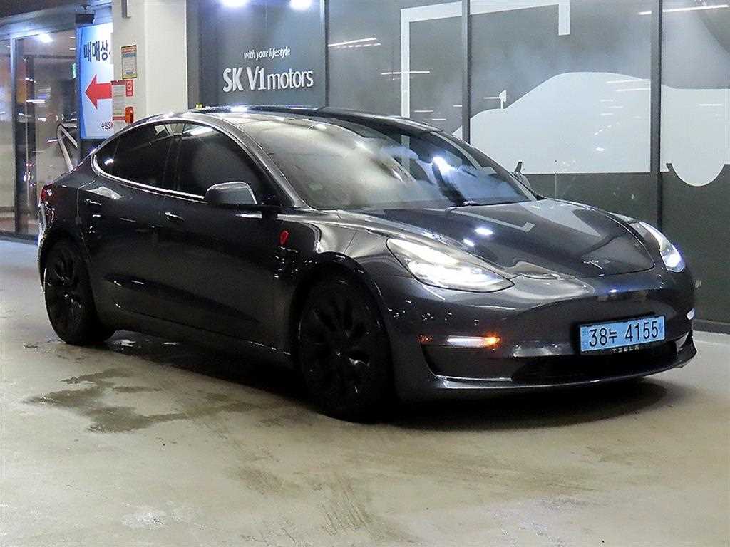 모델 3 롱 레인지 2021년식