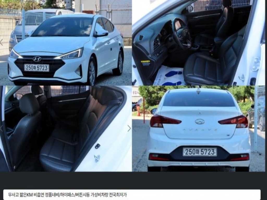더 뉴 아반떼 AD 1.6 스마트 2019년식