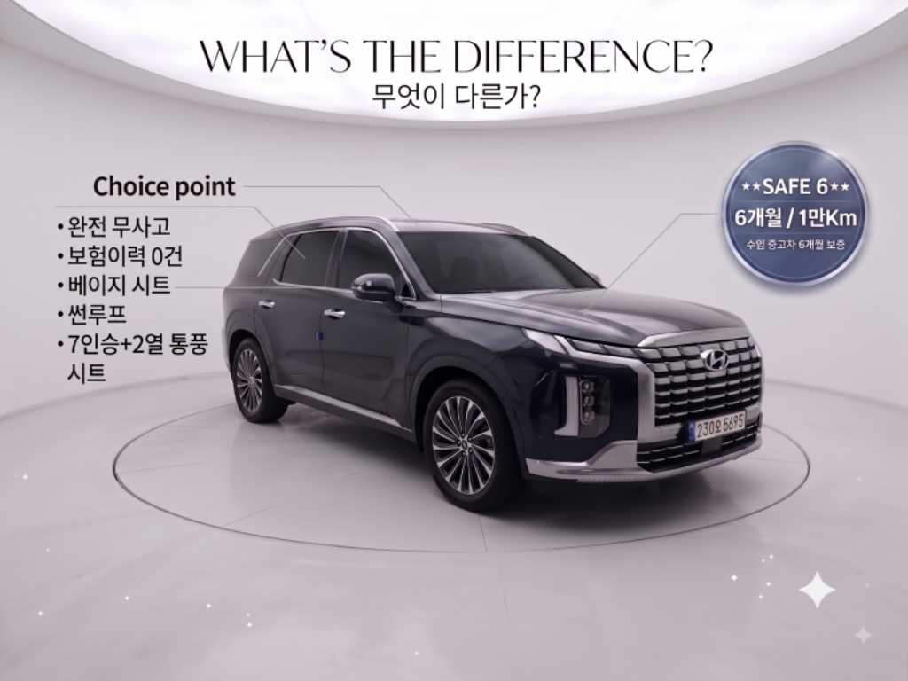더 뉴 팰리세이드 가솔린 3.8 2WD 캘리그라피 2023년식