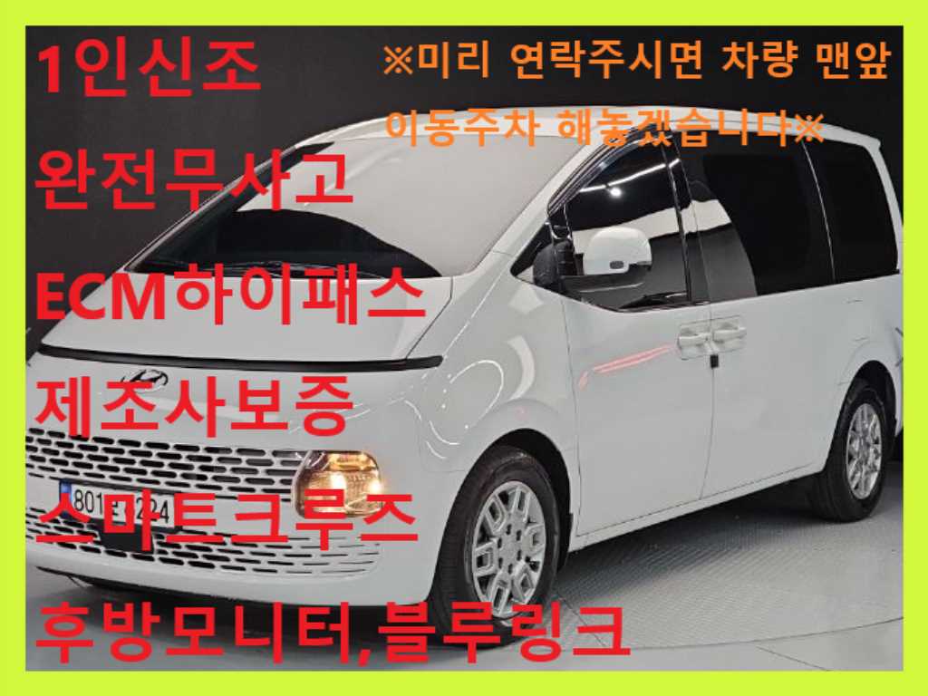 현대 스타리아 2WD 디젤 카고 모던 3인승 사진
