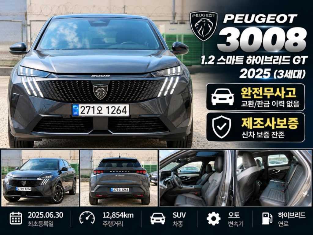 푸조 3008 1.2 Pure Tech GT 사진