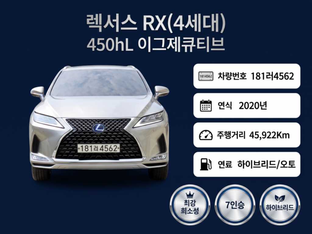 렉서스 RX 이그제큐티브 사진