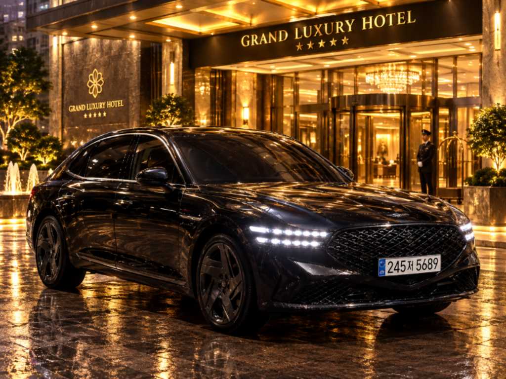 제네시스 G90 3.5T GDI e-S/C AWD 블랙 사진