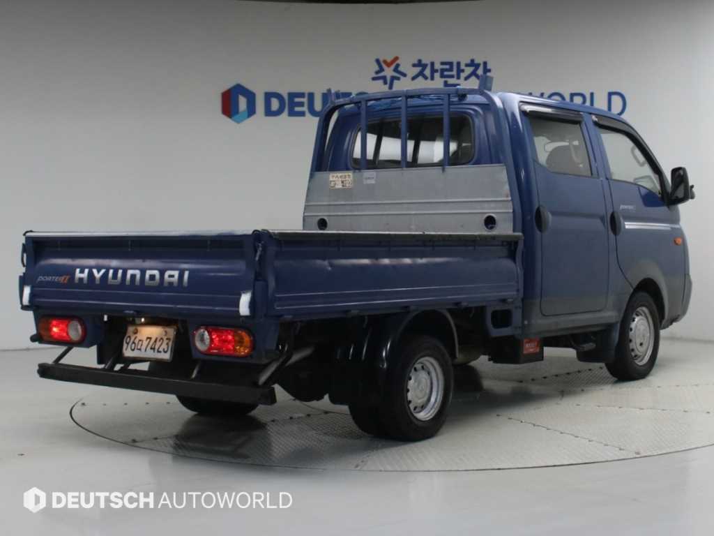 현대 포터2 카고 1.0톤/더블캡/초장축/(CRDi) 골드 사진 2/20