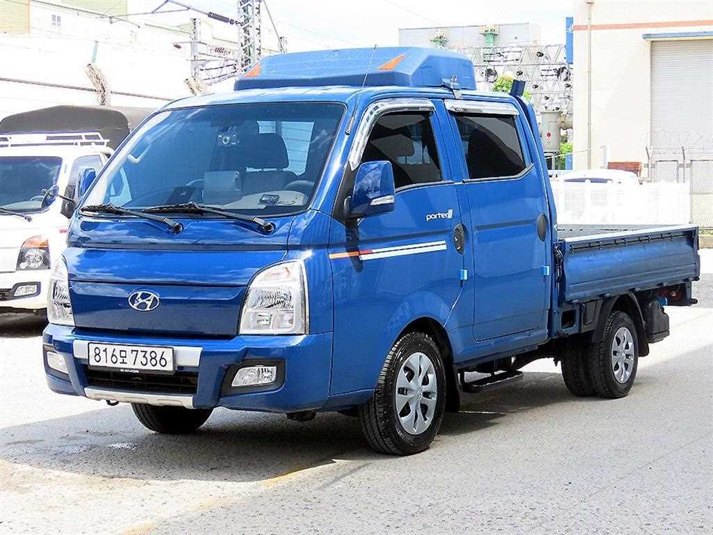 현대 포터2 카고 1.0톤/더블캡/초장축/(CRDi) 프리미엄 사진