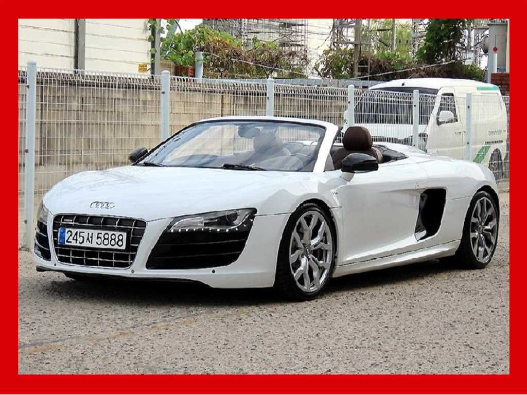 아우디 R8 5.2 V10 스파이더 사진